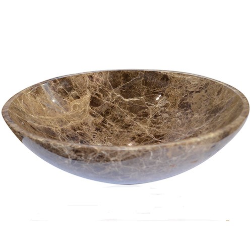 Import Dark Emperador Stone Bathroom Sink