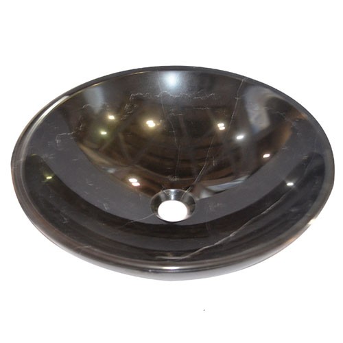 Nero Marquina Stone Bathroom Sink