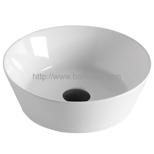 Bathroom Top Mount Ceramic Vessel