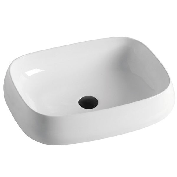 Bathroom Above Counter Ceramic Vessel Sink