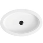 Bathroom Above Counter Ceramic White Vessel Sink