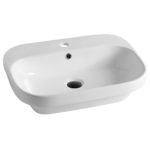 Ceramic Bathroom Counter Top Vessel