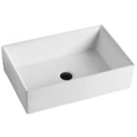 Ceramic Bathroom Countertop Above Mount Vessel