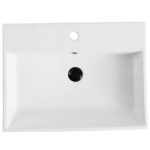 Ceramic Bathroom Counter Mounted Art Vessel Sink