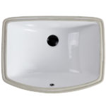 Ceramic Under Counter Mounted Square Washbasin