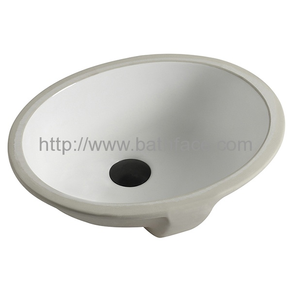 Vitreous China Undermount Bathroom Washbasin