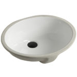 Ceramic Undermount Oval Wash Basin