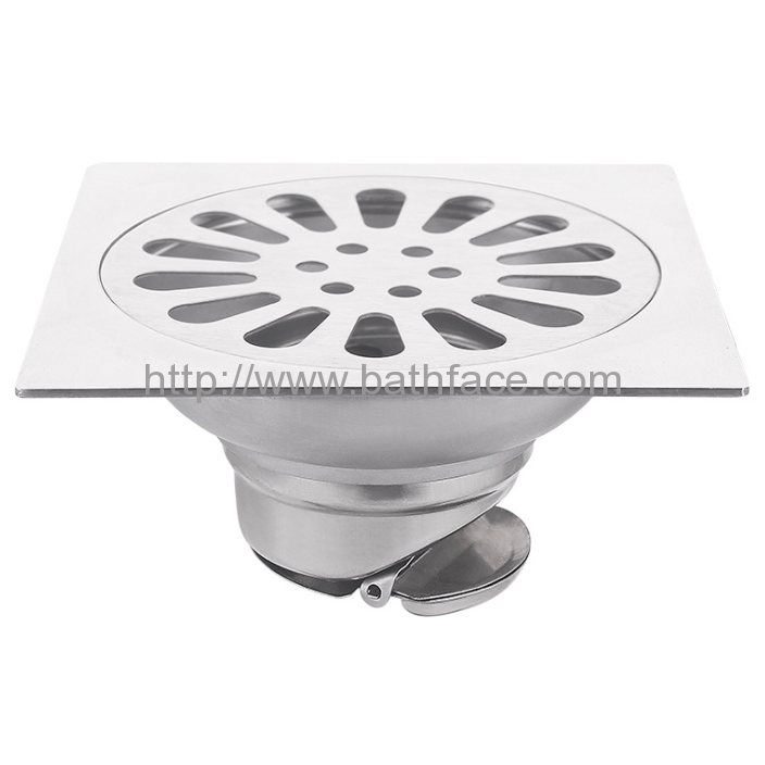 Stink Free Square Shower Drain