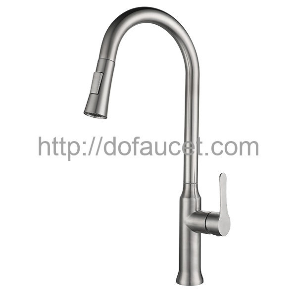 SUS304 White Kitchen Sink Mixer Faucet