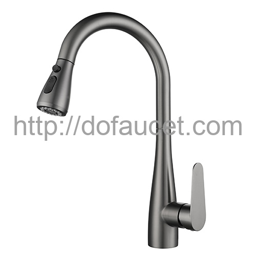 Cold and hot Mix Gun Gray Kitchen Tap