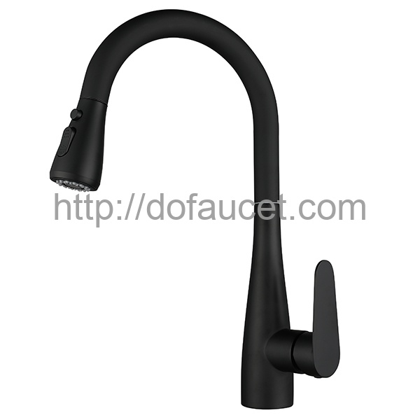 Cold and hot Mix Black Kitchen Tap