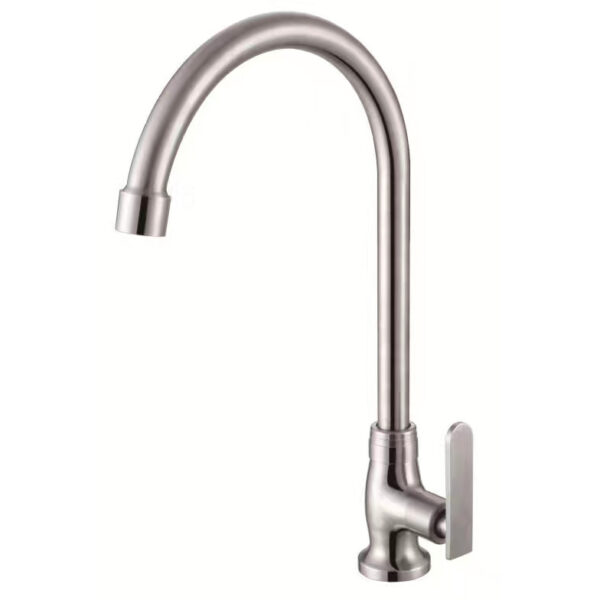 Stainless Steel Single Cold Kitchen Tap