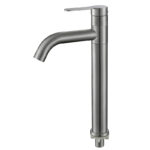 Single Cold Swivel Spout High Rise Water Tap