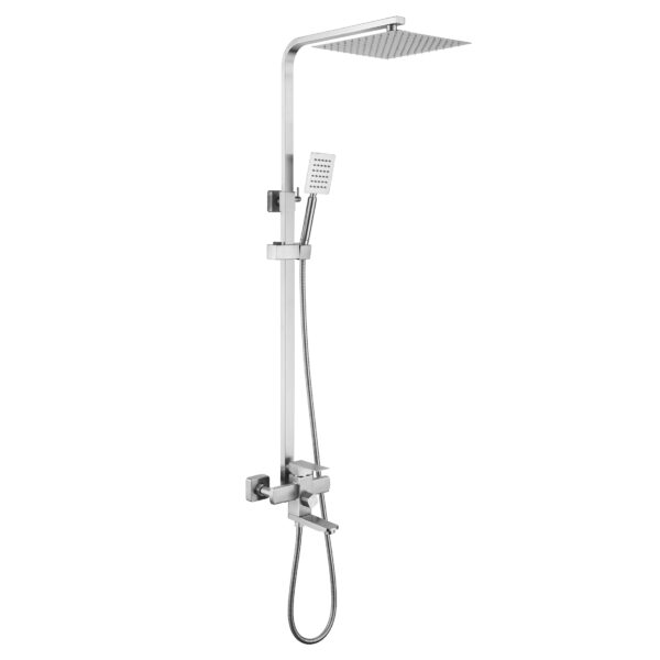 Square Rising Rail Shower