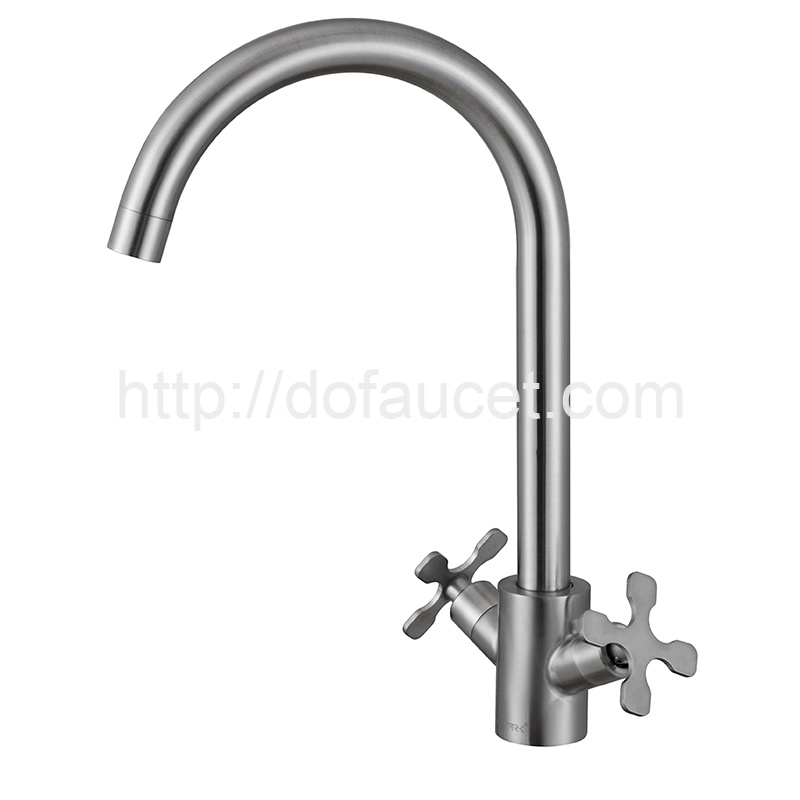 Two Lever Kitchen Tap